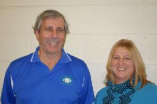 photo of Athletic Director Catabia and Principal Jill Rossetti