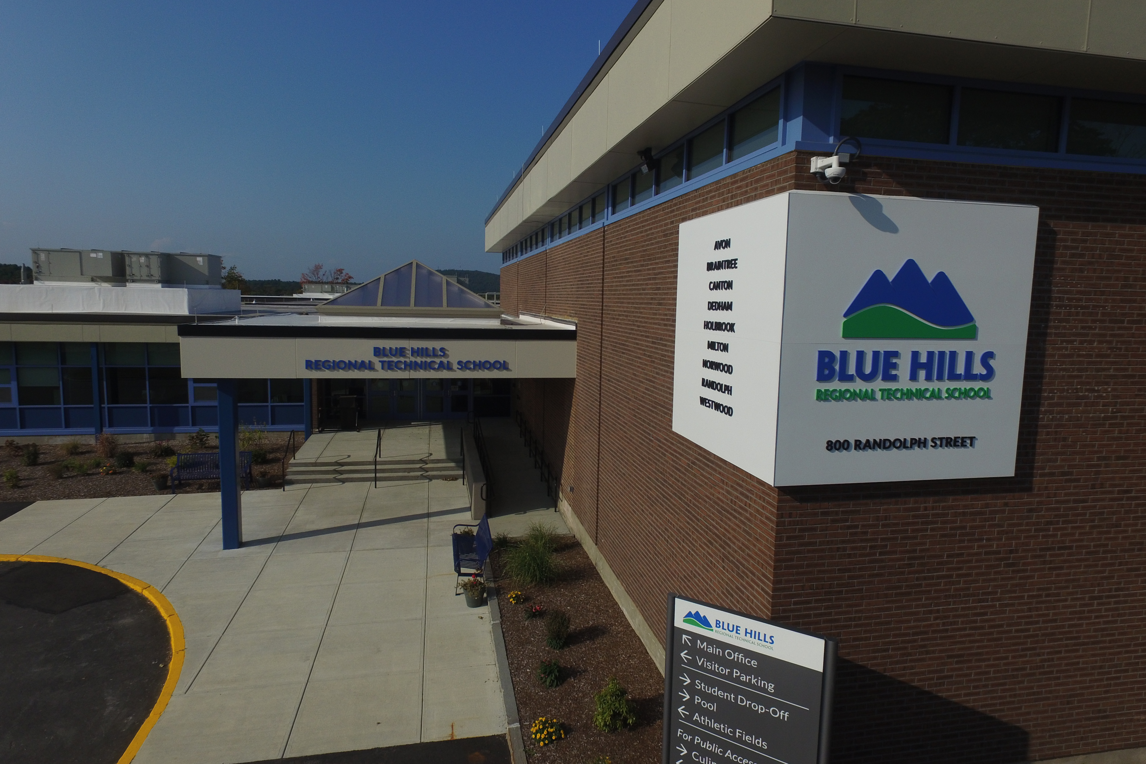 Blue Hills Regional Main Entrance